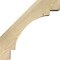 Ekena Millwork 6"W x 18"D x 18"H Merced Rough Sawn Knee Brace, Douglas Fir BRC06X18X18MRC00RDF - alternate 2